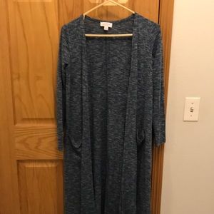 Lularoe Sarah XS heathered blue